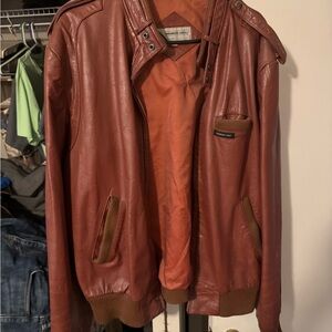 Men's Brown Leather Jacket